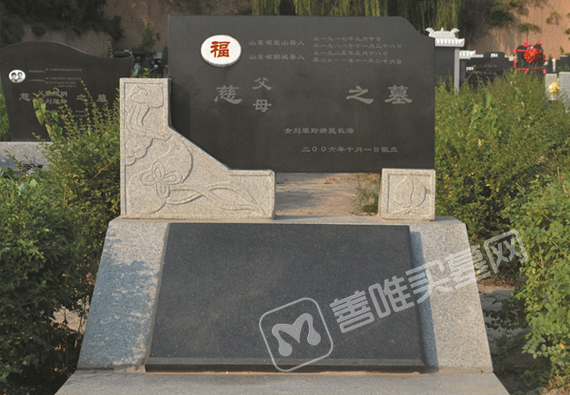 书香门第 双穴立碑1 						